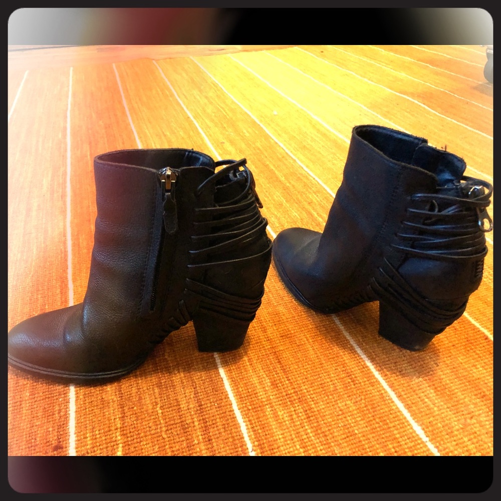 Black Leather Dolce Vita Boots